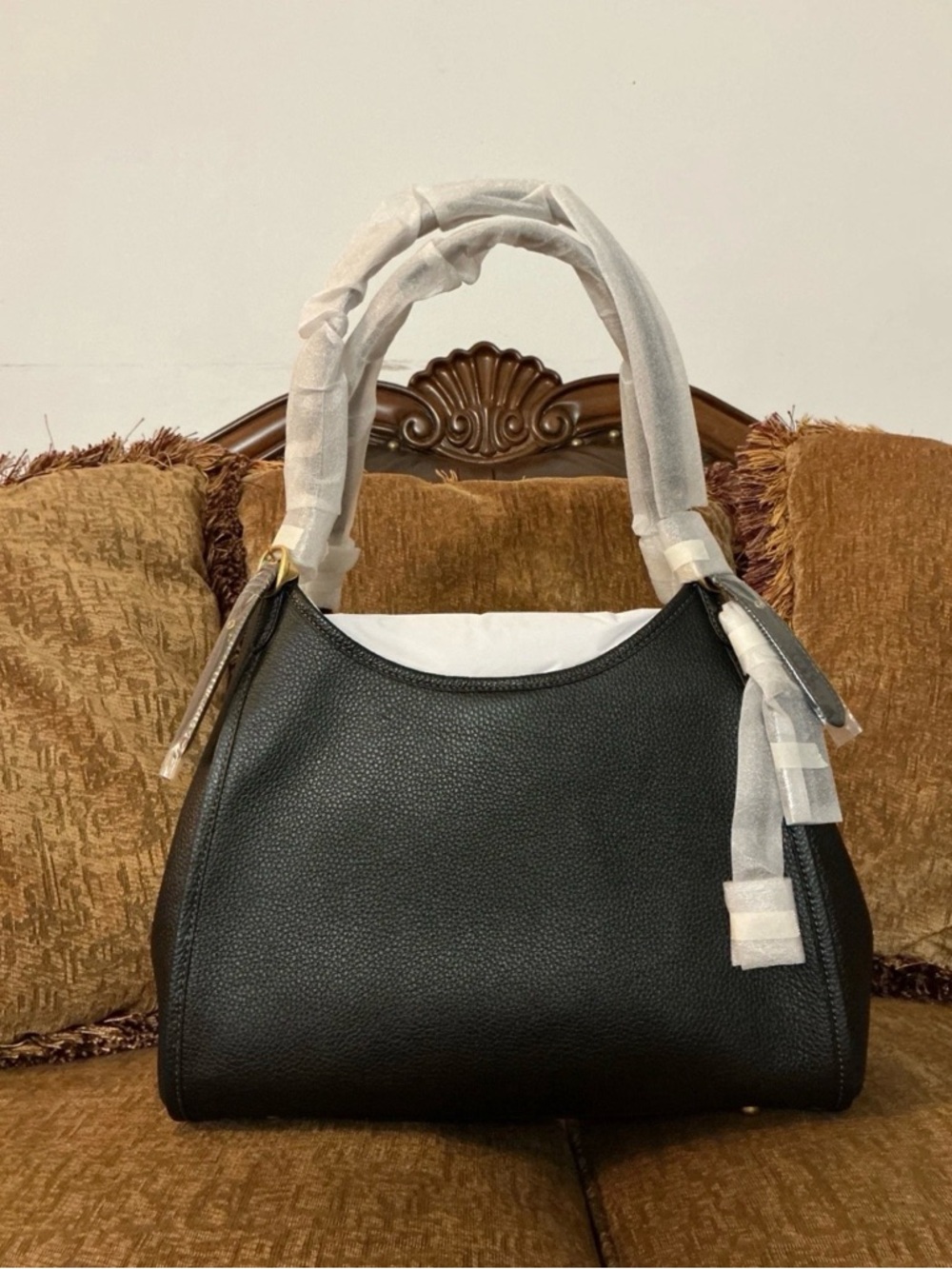 COACH Bella Medium Pebble Leather Shoulder Bag NWT